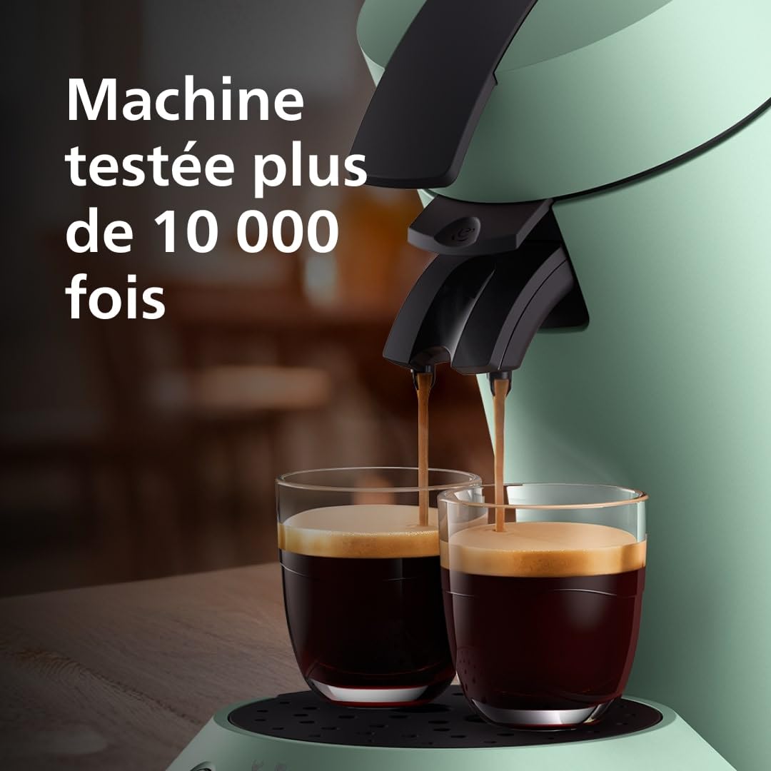 Velante Plus Machine à café à dosettes, Vert Désert, CSA210/80