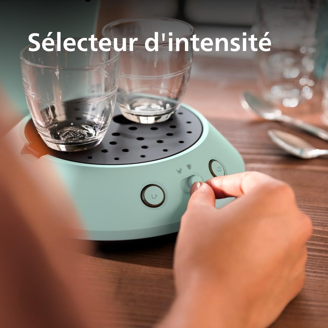 Velante Plus Machine à café à dosettes, Vert Désert, CSA210/80