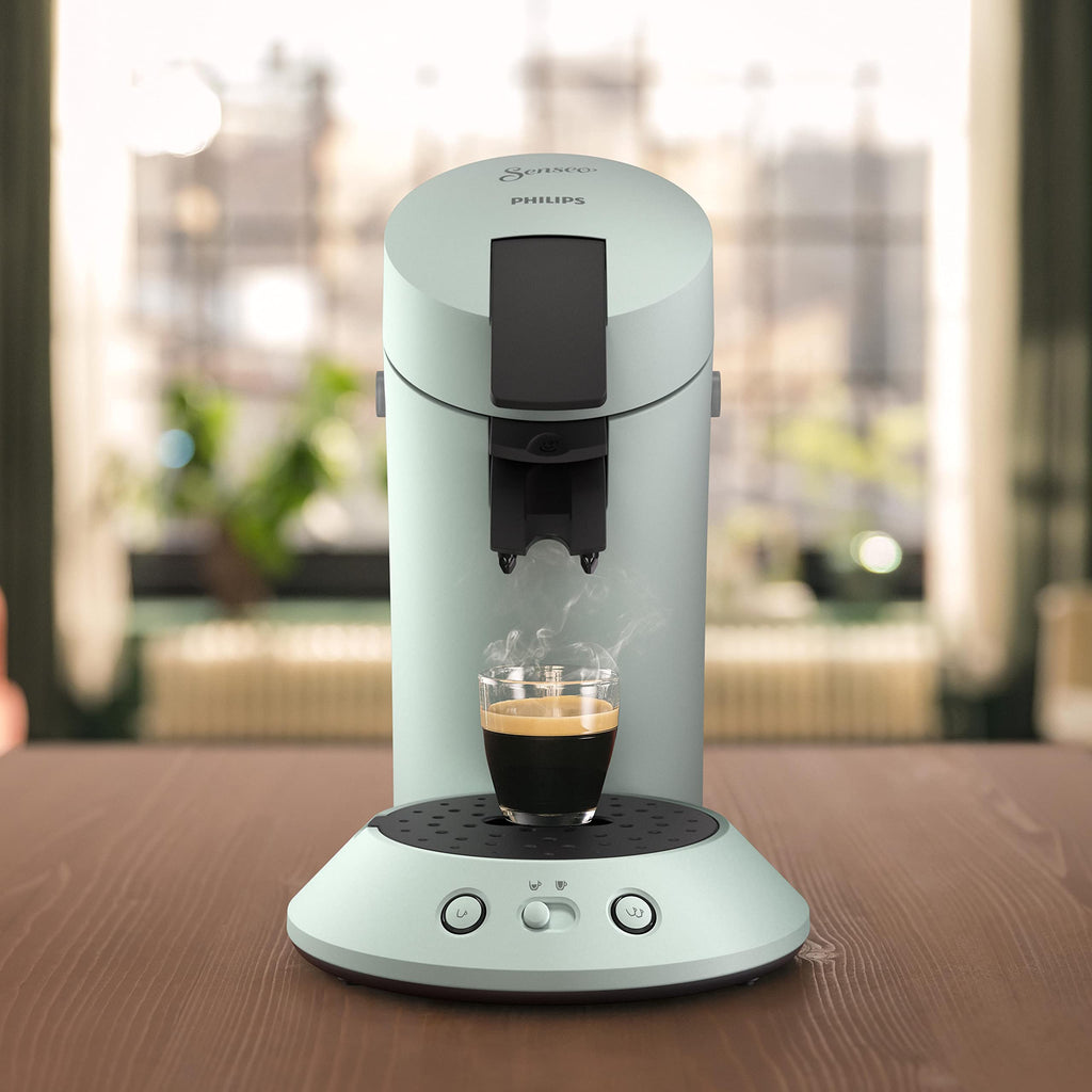 Machine à café dosettes SENSEO Original+, Menthe Pâle, CSA210/21
