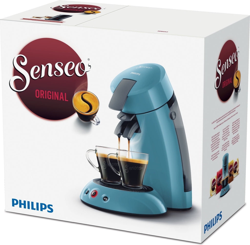 Velante Machine à café à dosettes, gris, 0,7 l, 1450 W, HD6553/21, Bleu