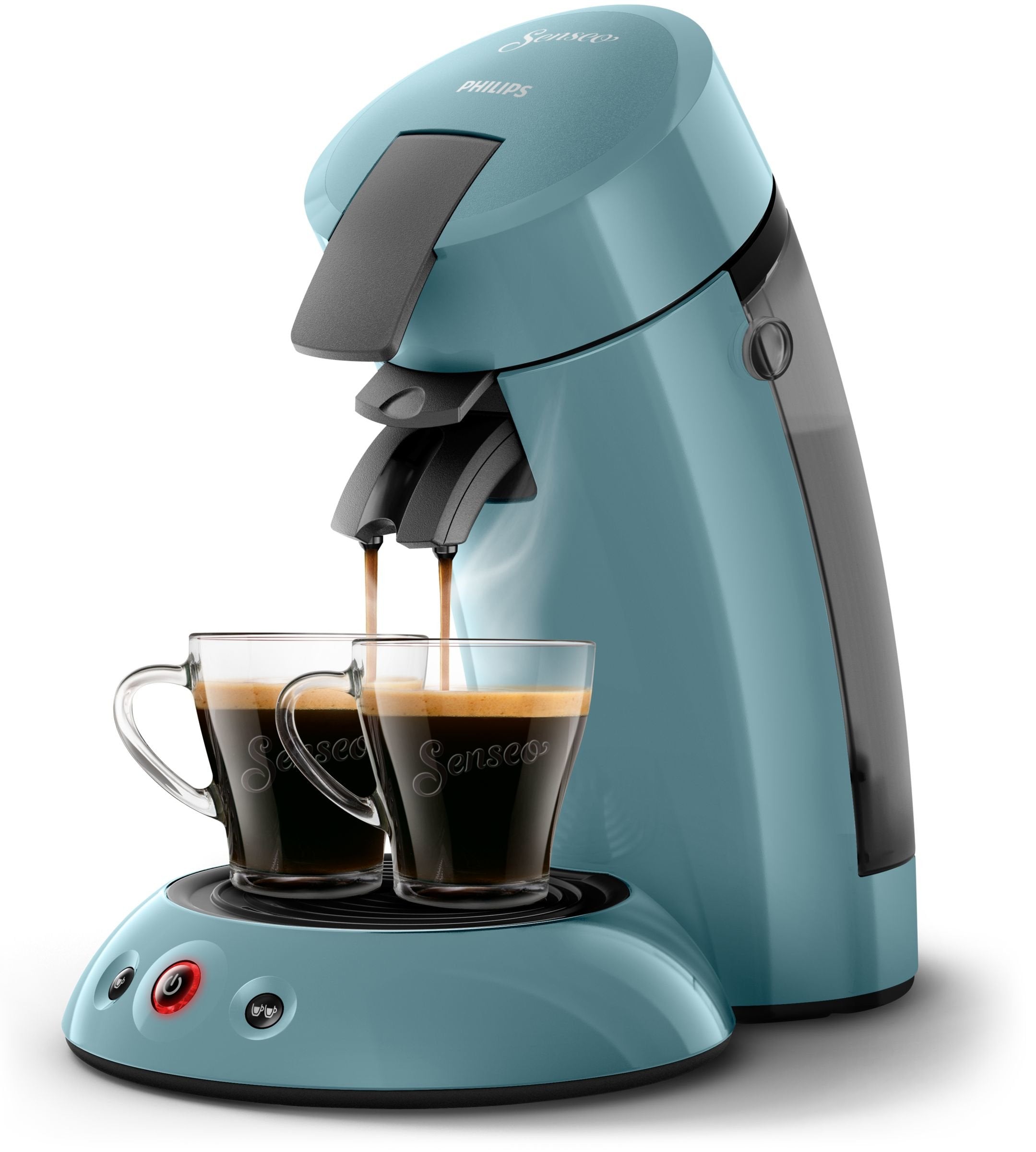 Velante Machine à café à dosettes, gris, 0,7 l, 1450 W, HD6553/21, Bleu